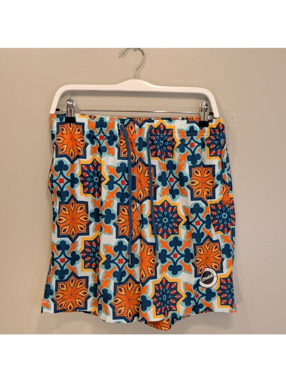 COVE Australia Swim Trunks Lined Stretch Beach Pool Travel Vacation - Size L